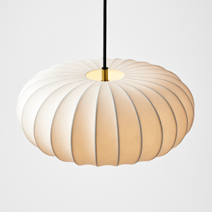 Lustre suspension nordique Wabi Sabi en soie avec LED — LZ4X9P