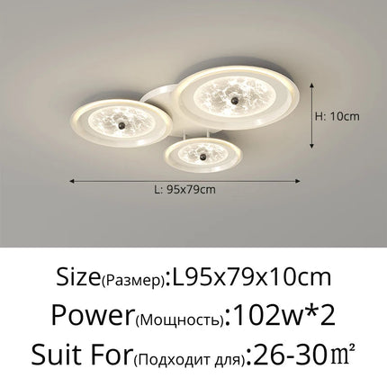 Lustre nordique à trois têtes avec protection oculaire — LZ4X9P2