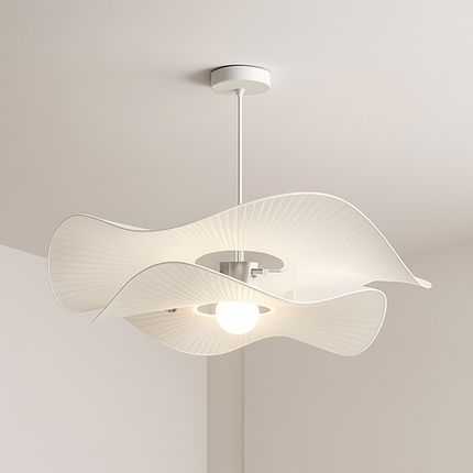 Lustre suspension vintage en tissu style nordique élégant — LZ4X9P2Q