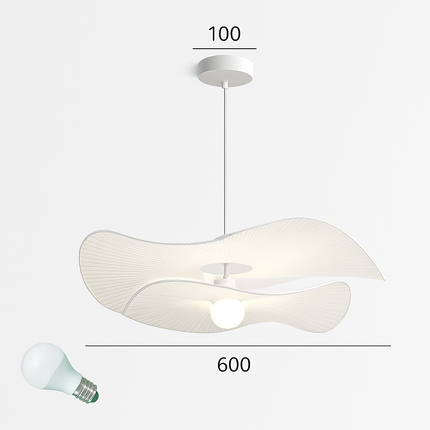 Lustre suspension vintage en tissu style nordique élégant — LZ4X9P2Q