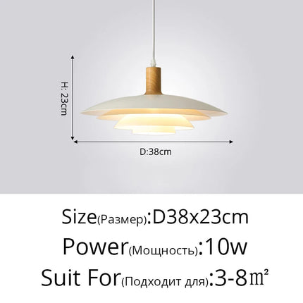Lustre suspension nordique design wabi-sabi danois PH3/4 pour bar et restaurant — LZ4X9T