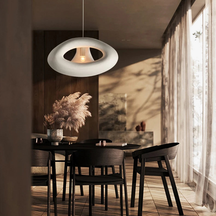 Lustre LED artistique style nordique Wabi Sabi pour bar et café — LZ4X9M
