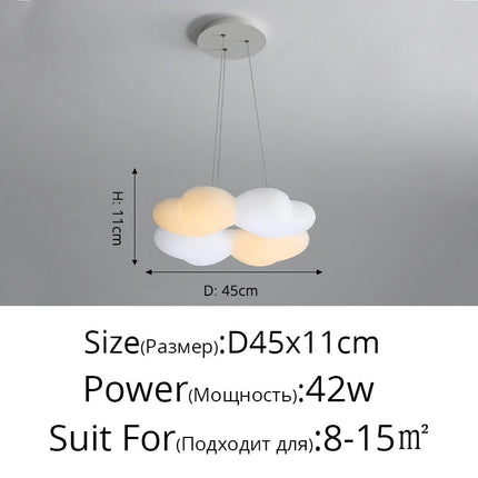 Lustre nordique à pétales pour une ambiance chaleureuse — LZ4X9P