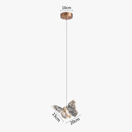 Lustre papillon en cristal pour décoration intérieure élégante — LZ4X9T2