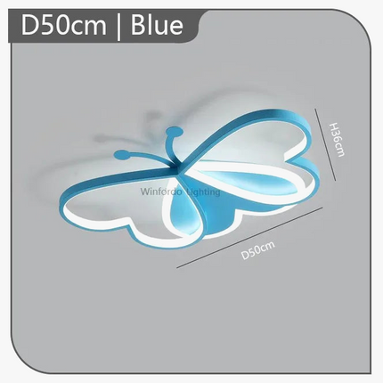 Lustre papillon LED à intensité variable pour enfants — LZ4X9Q2F