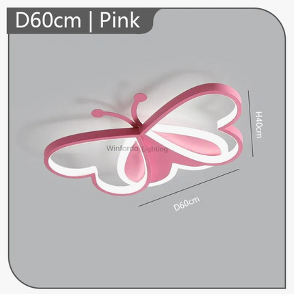 Lustre papillon LED à intensité variable pour enfants — LZ4X9Q2F