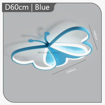 Lustre papillon LED à intensité variable pour enfants — LZ4X9Q2F