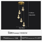 Disque circulaire 3 têtes / Lumière chaude 3000K