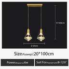 Disque long 3 têtes / Lumière chaude 3000K