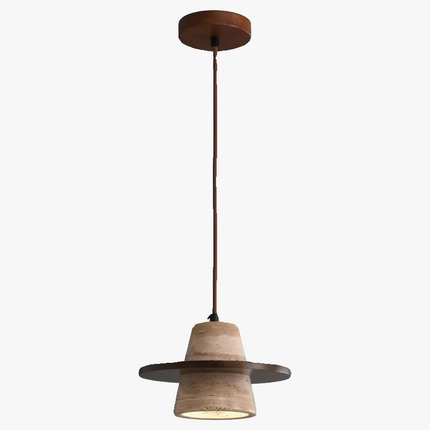 Lustre petit style rétro médiéval avec LED en pierre — LZ4X9T2