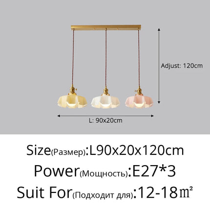Lustre plissé simple pour éclairage intérieur doux — LZ4X9P2