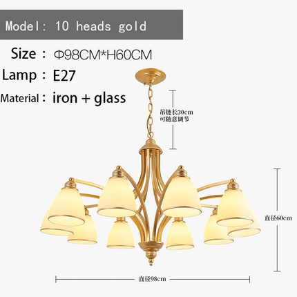 Lustre rétro américain pour plafond intérieur — LZ4X9T