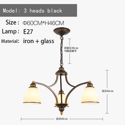 Lustre rétro américain pour plafond intérieur — LZ4X9T