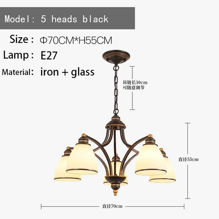 Lustre rétro américain pour plafond intérieur — LZ4X9T