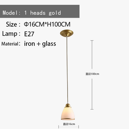 Lustre rétro américain style campagnard pour suspension — LZ4X7Q9