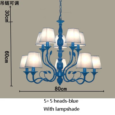 Lustre suspension vintage en fer noir style industriel — LZ4P9X