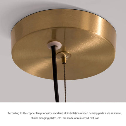 Lustre rétro en verre forme fleur pour ambiance élégante — LZ4X9P2