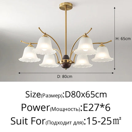 Lustre rétro élégant pour éclairage classique et raffiné — LZ4P9X