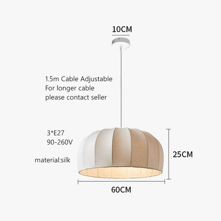 Lustre suspension LED rétro pour décoration intérieure — LZ4X9T