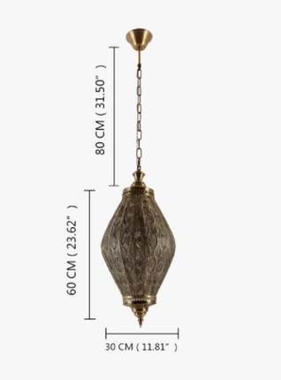 Lustre rétro style thaïlandais et arabe pour restaurant et bar — LZ4X9Q2M