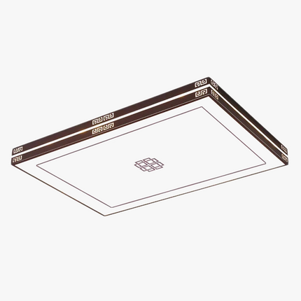 Lustre rectangulaire LED pour éclairage intérieur moderne — LZ4X9T2
