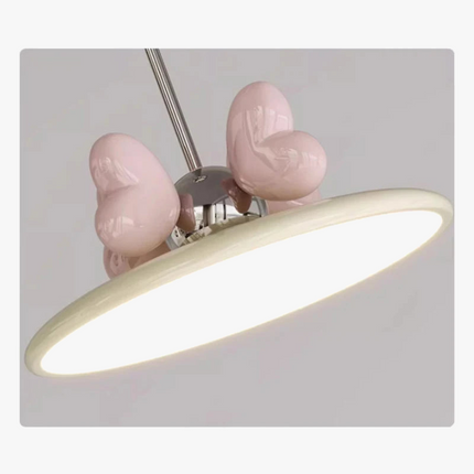 Lustre romantique mignon pour chambre de princesse enfant — LZ4P9X