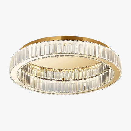 Lustre rond en cristal LED dimmable de luxe — LZ4X9P2Q