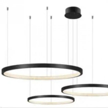 Lustre rond en cuivre antique pour intérieur moderne — LZ4X9J