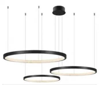 Lustre rond en cuivre antique pour intérieur moderne — LZ4X9J