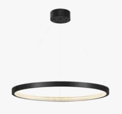 Lustre rond en cuivre antique pour intérieur moderne — LZ4X9J