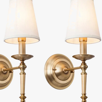 Lustre rond en cuivre pour chambre à coucher — LZ4X9P2