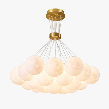 Lustre sphérique LED réglable en hauteur pour décoration moderne — LZ4QX9