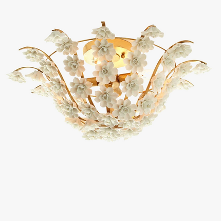 Lustre style empire rétro avec LED intégrée — LZ4X9M