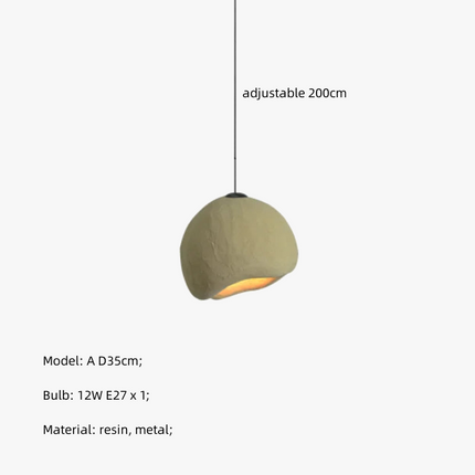 Lustre style wabi sabi japonais pour hôtel et restaurant — LZ4X9TQ