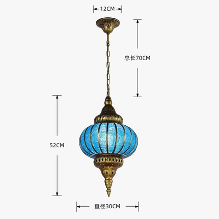 Lustre suspension décoratif style asiatique pour intérieur bohème — LZ4N7Q2