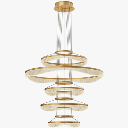 lustre suspendu en acrylique éclairage à led moderne
