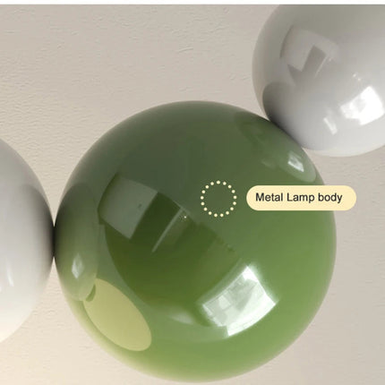 Lustre suspension ronde en métal pour chambre d’enfant — LZ4P9XQ