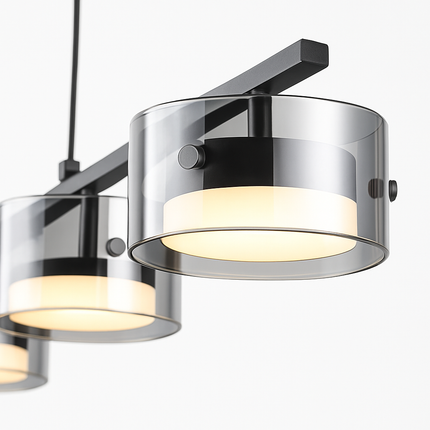 Lustre suspension en verre avec intensité lumineuse réglable — LZ4X9T