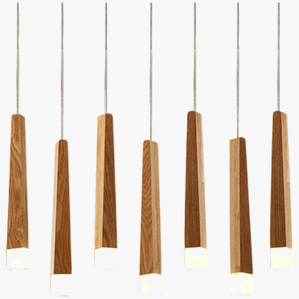 Lustre suspendu moderne en bois pour tous espaces — LZ4N7Q2