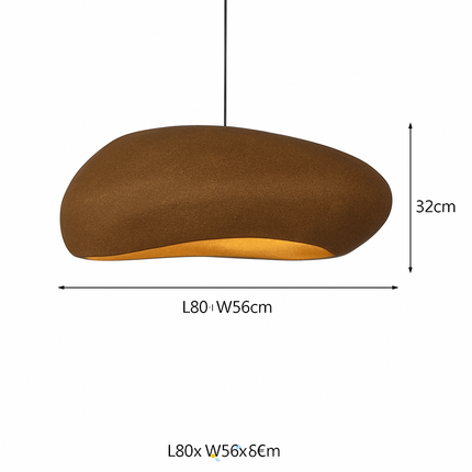 Lustre suspension japonaise moderne fait main pour intérieur et café — LZ4X9T