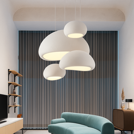 Lustre suspension japonaise moderne fait main pour intérieur et café — LZ4X9T