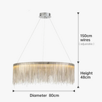 Or rose Diam 50cm / Feu tricolore