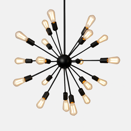 Lustre suspension en boule avec plusieurs bras Sputnik