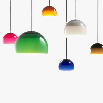 Lustre suspension LED en verre dégradé pour intérieur moderne — LZ4X9P