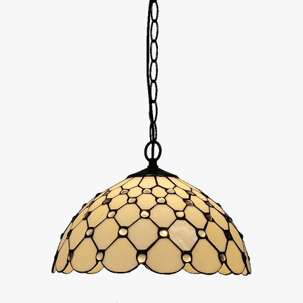 Lustre Tiffany antique pour restaurant, café, bar et allée — LZ4X9P2