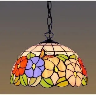 Lustre Tiffany antique pour restaurant, café, bar et allée — LZ4X9P2