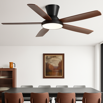 Lustre ventilateur silencieux avec télécommande pour confort optimal — LZ7XQ2