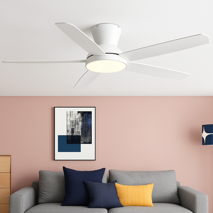 Lustre ventilateur silencieux avec télécommande pour confort optimal — LZ7XQ2