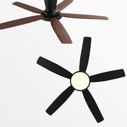 Lustre ventilateur silencieux avec télécommande pour confort optimal — LZ7XQ2