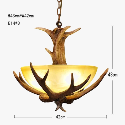 Lustre vintage en résine pour hôtels et restaurants asiatiques — LZ4QJ7M9